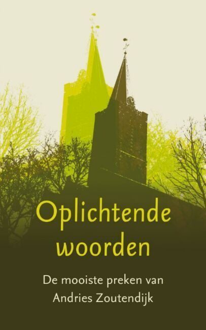 Cover van Oplichtende woorden, geschreven door Andries Zoutendijk.