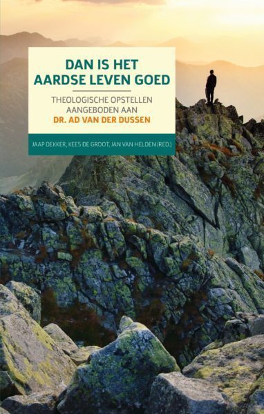 Cover van 'Dan is het aardse leven goed' door Dekker, De Groot en Van Helden.