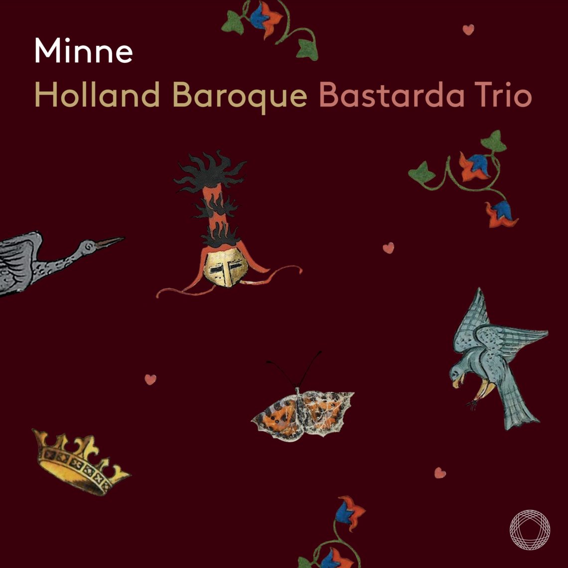 CD van Minne, gemaakt door Holland Baroque en Bastarda Trio.
