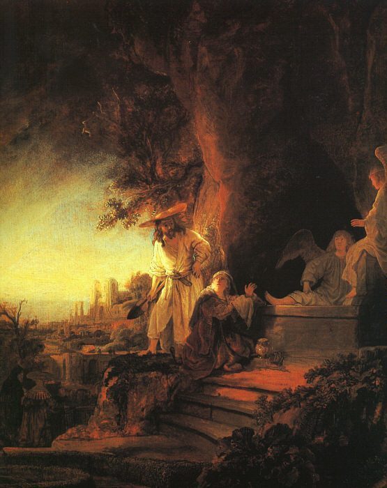 Schilderij 'Jezus gezien als tuinman'. Rembrandt, 1638. Buckingham Palace, Londen.