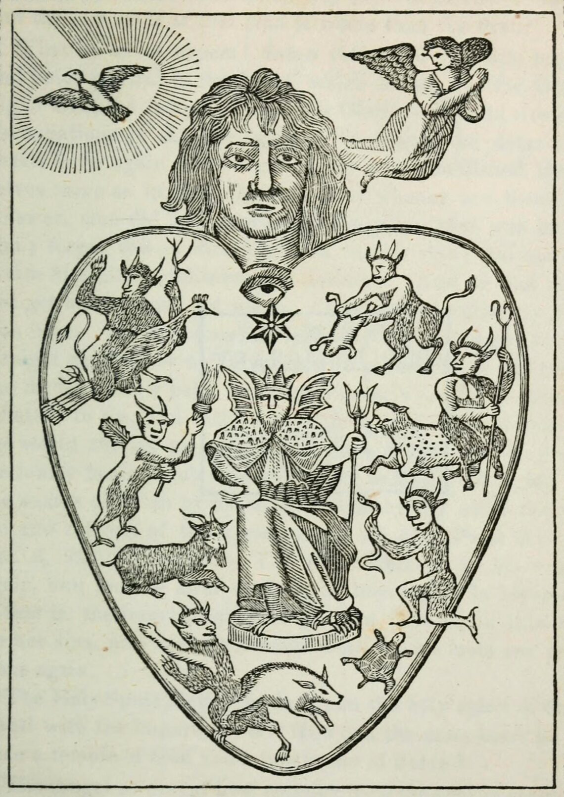 Johannes Gossner (1773–1858), Het hart, tempel van God of woonplaats van Satan, 1851